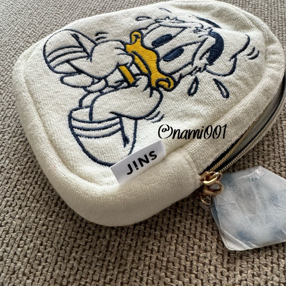 Donald Duck Beige Canvas Pouch - Picture 4 of 6
